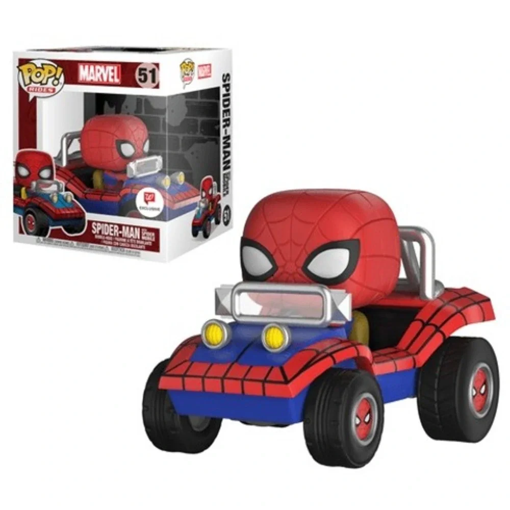 Funko Pop Rides Marvel Spider-Man Spider Mobile 51 Walgreens Exclusive New Box